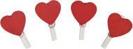 Immagine prodotto Rayher Clip di legno con cuore, 25 mm, 12 pezzi
