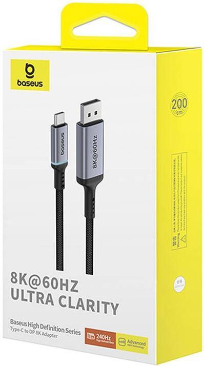 Actual product image Baseus Adaptér USB-C na DisplayPort 2m (2 m, USB Type C)