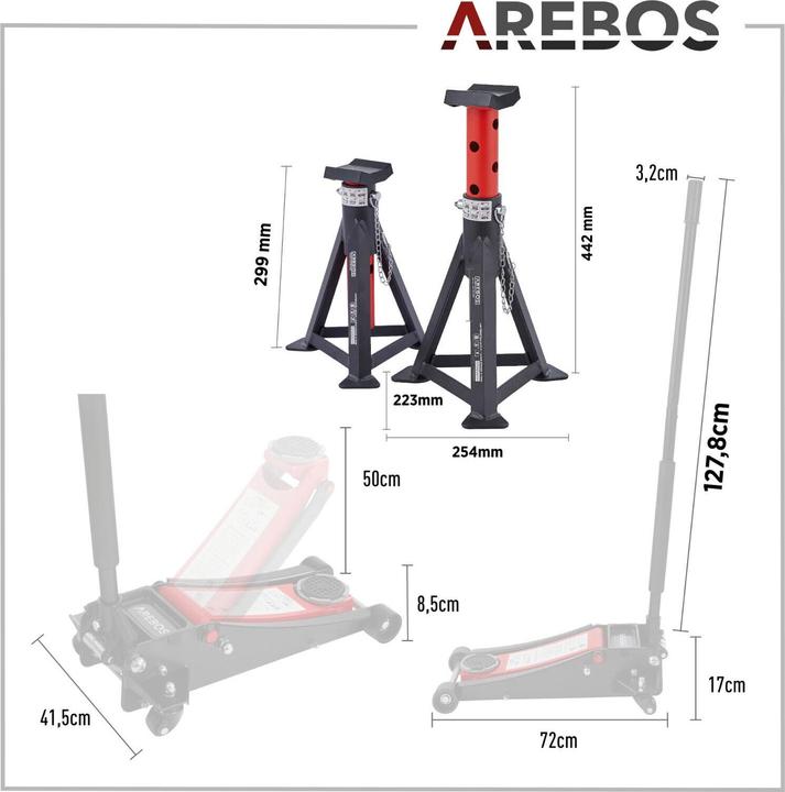 Produktbild Arebos Wagenheber