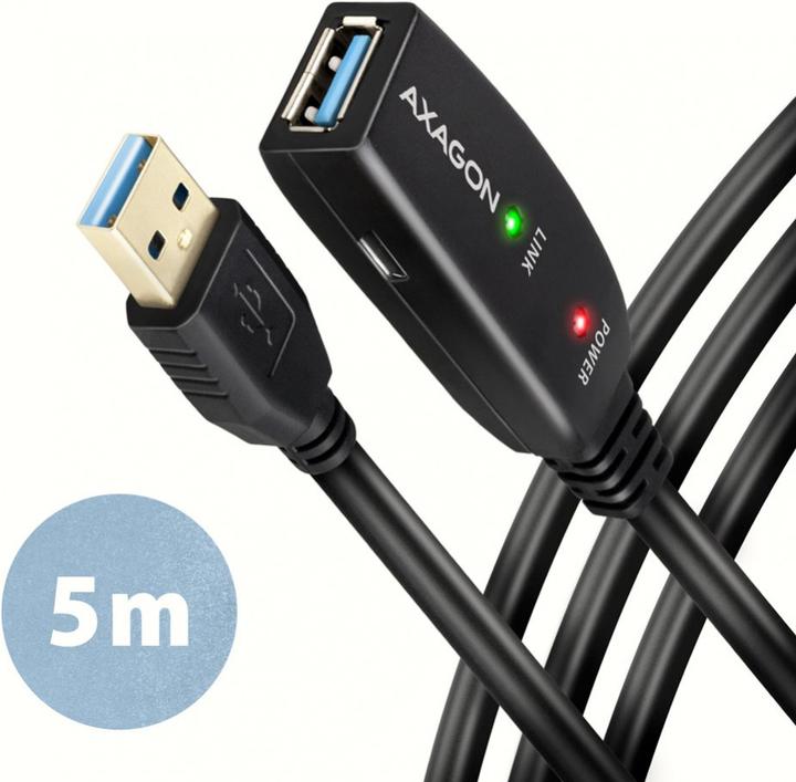 Actual product image Axagon USB A – USB A (5 m, USB 3.2 Gen 1)