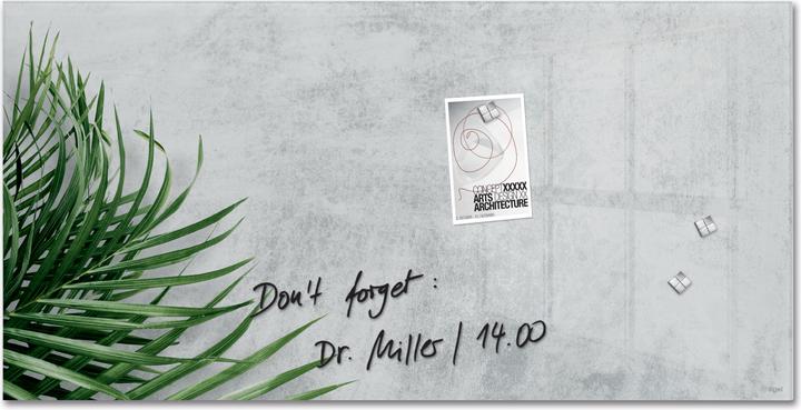 Actual product image Sigel Glass Magnet Board Artverum with Design (Magnet board, 91 x 46 cm)