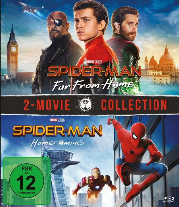 Immagine prodotto Sony Spider-Man: Far from home + Homecoming - BR (Blu-ray, 2020, Tedesco, Inglese)
