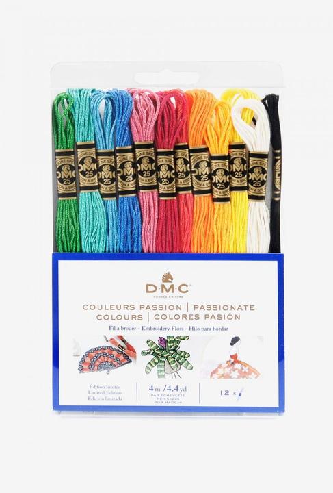 DMC Stickgarn Set Passion (117 m)