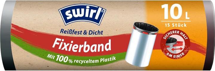 Actual product image Swirl Bin liner 4635 10.0 l black, 15 pcs. (15 x, 10 l)