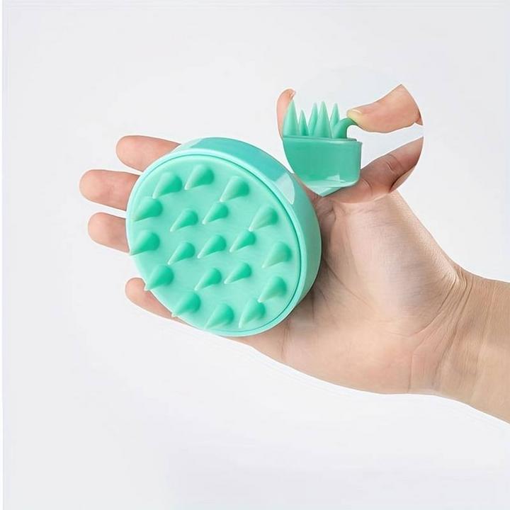 Produktbild PhoneLook Silikonbürste Kopfhautmassage Mintgrün