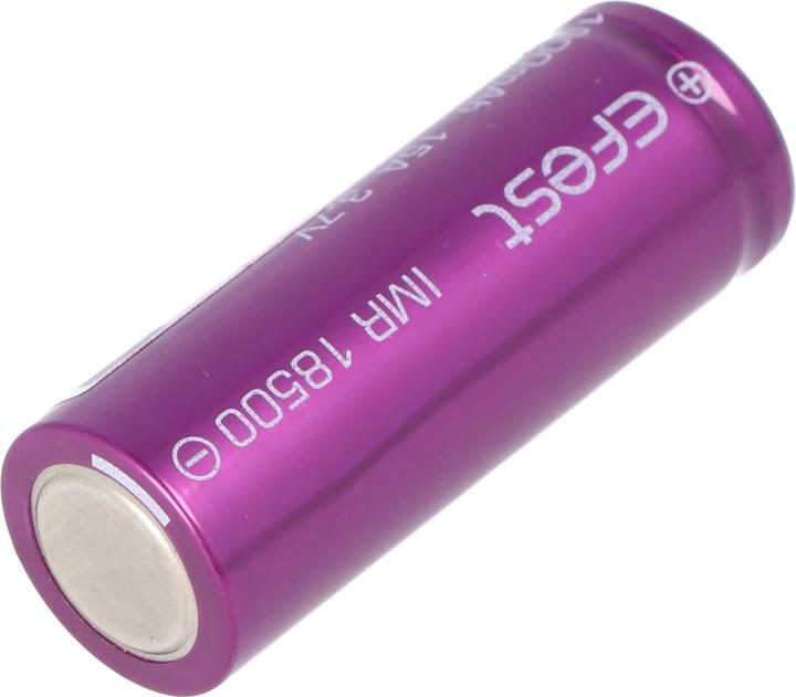 Actual product image Efest Battery Purple IMR18500 unprotected (18500, 1000 mAh)