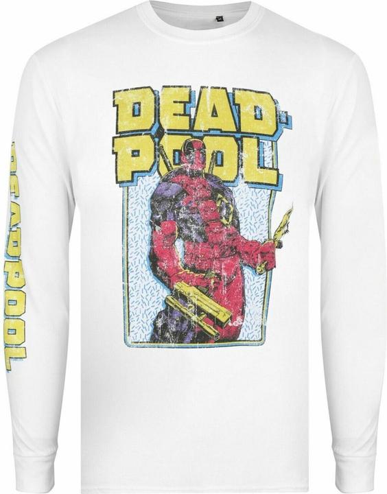 Immagine prodotto Deadpool Tshirt a braccio anni '90 a manica lunga (S)