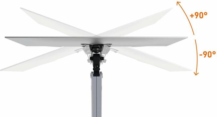 Immagine prodotto Durable Supporto per monitor. SELECT PLUS w. arm f. 1 mon. tableb. sil. (Tavolo, 32.01")