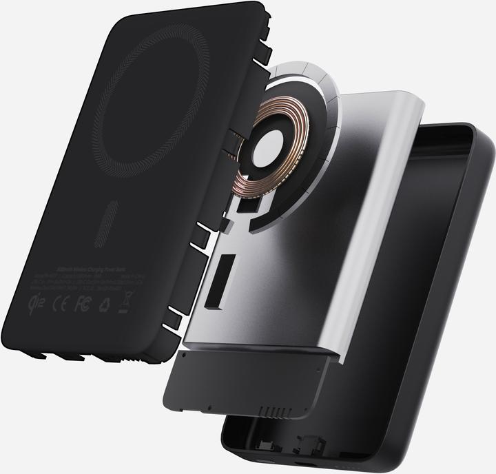 Actual product image Aukey MAG FUSION SLIM - Powerbank (5000 mAh, 18 W, 18 Wh)
