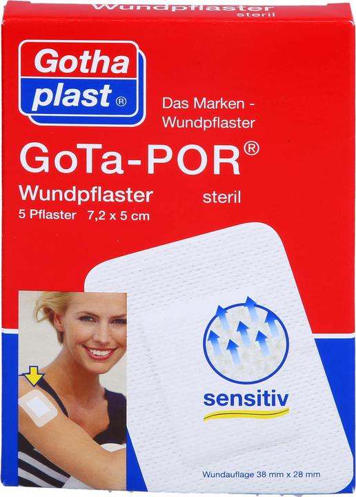 Produktbild Gothaplast GOTA POR WUND STE 7.2X5CM (5 x)