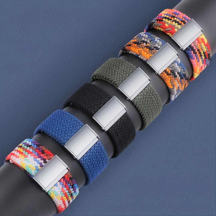 Actual product image iLike Watch 38/40/41mm Braided Fabric Strap (38 mm, 40 mm, 41 mm, Fabric)