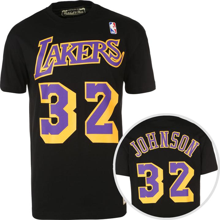 Actual product image Mitchell & Ness N&N Tee Magic Johnson Los Angeles Lakers T-Shirt Men (S)