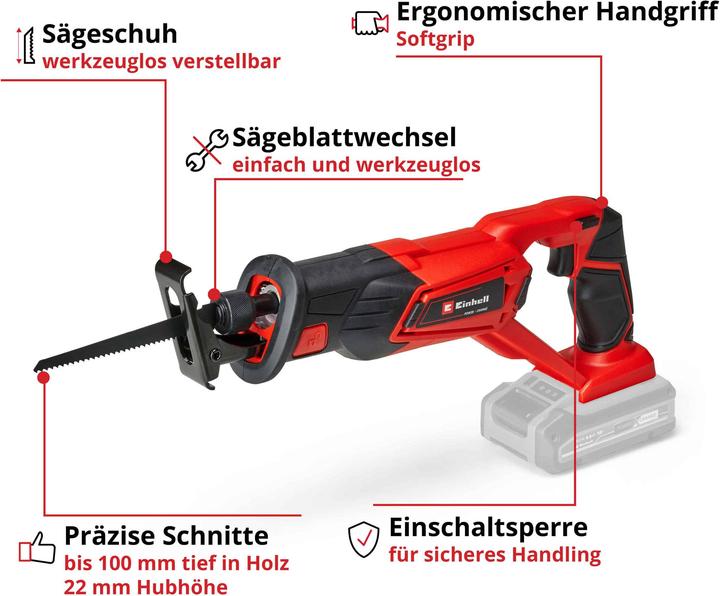 Actual product image Einhell TE-AP 18 Li Solo Power X Change