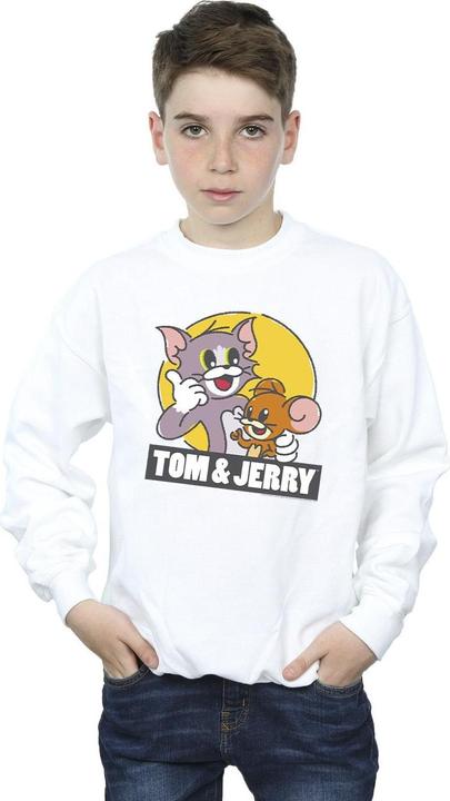 Immagine prodotto Tom & Jerry Sketch Logo Felpa Ragazzi (116)