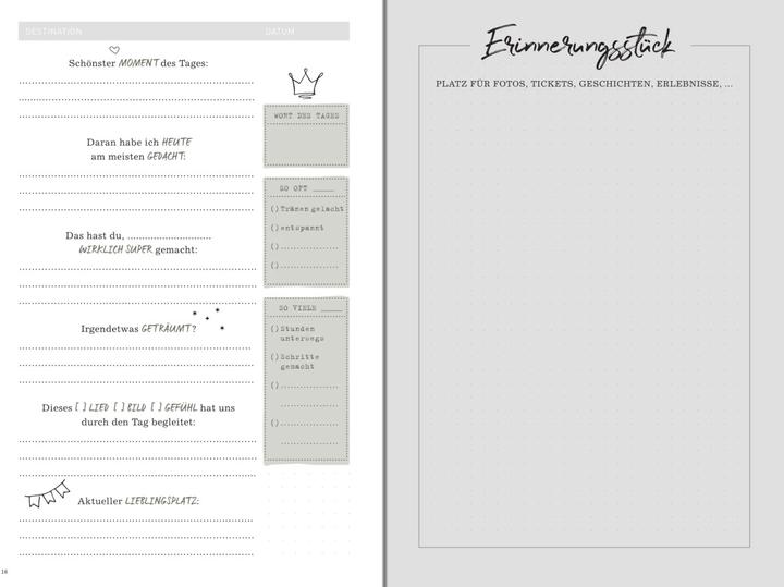 Produktbild GuideMe TravelMemories "Beste Freunde": Reisetagebuch für Freunde (Selberschreiben/Geschenk) mit (Deutsch, Debora Messerli, 2021)
