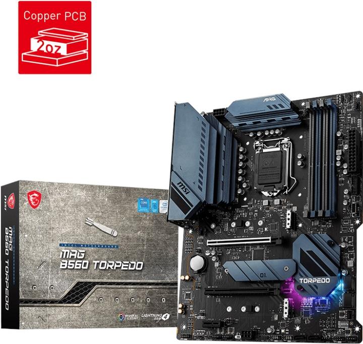 Produktbild MSI MAG B560 Torpedo (LGA 1200, Intel B560, ATX)