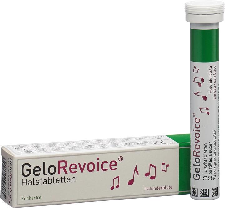 Actual product image GeloRevoice Halstabletten Holunder (20 Piece)