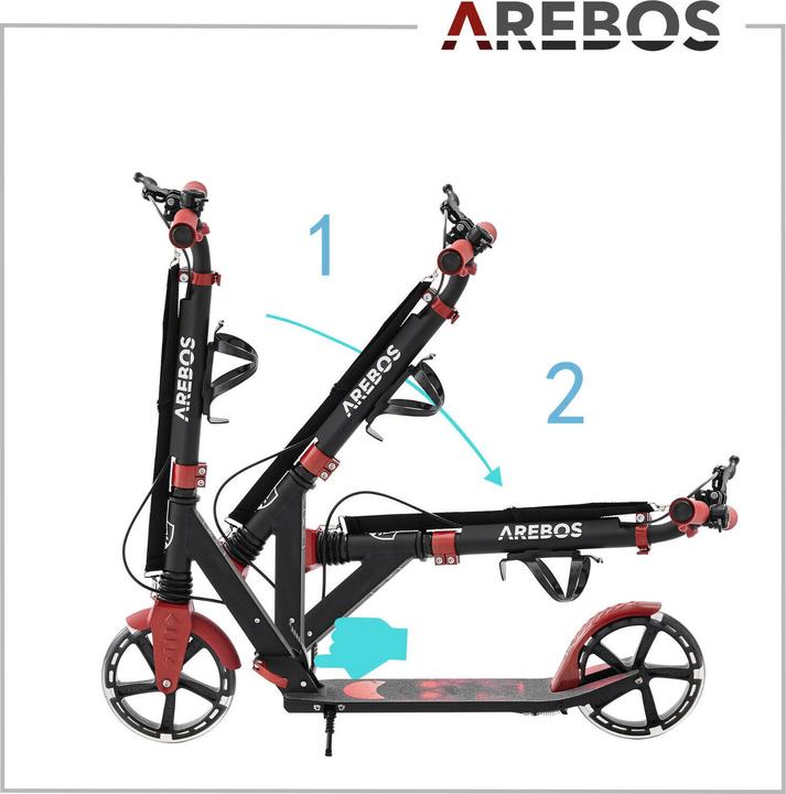 Actual product image Arebos Pedal scooter