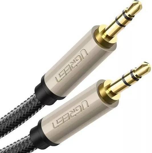 Produktbild Ugreen AV125 3.5mm jack cable 2m (grey) (2 m, 3.5mm Klinke (AUX))