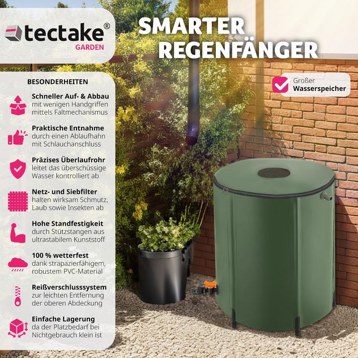 Produktbild tectake Regenwassertank (200 l)