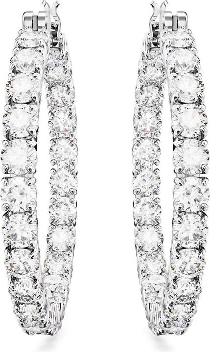 Immagine prodotto Swarovski Matrix Creoles Taglio Rotondo Bianco (Metallo Swarovski)