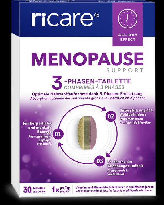 Produktbild ricare Menopause Support (30 Stück, Tabletten)