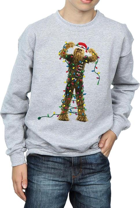Image du produit Star Wars - Sweat CHEWBACCA CHRISTMAS LIGHTS - Garçon (152, 158)