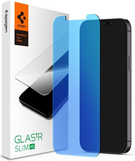 Actual product image Spigen Tempered glass PLAYS GLAS.TR ANTIBLUE IPHONE 12 MINI (1 Piece, Apple iPhone 12 mini)