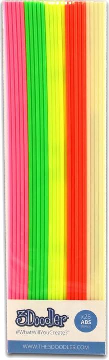 Actual product image 3Doodler ABS Filaments (ABS, 3 mm, 60 g, Multicoloured)