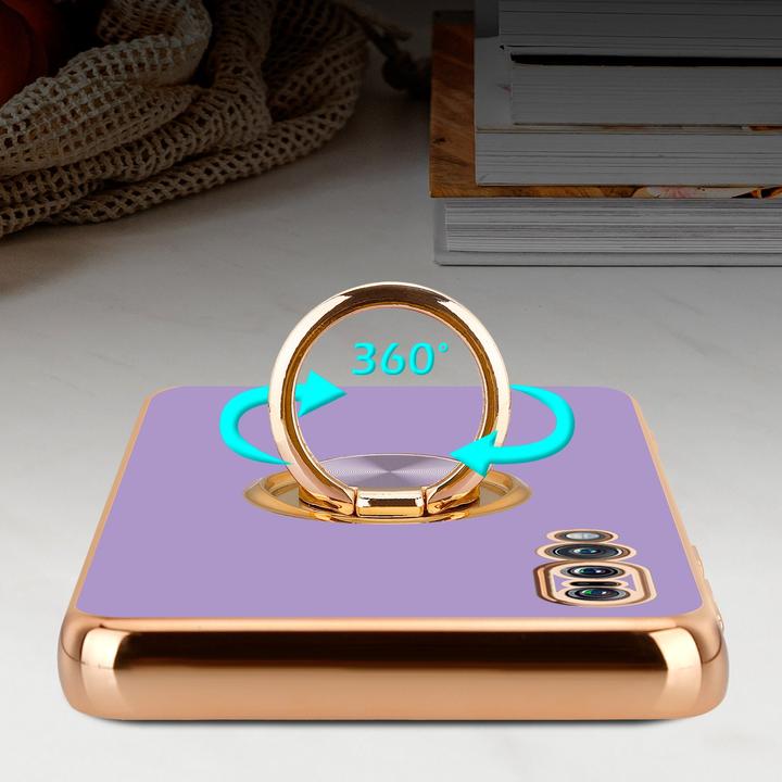 Image du produit Cadorabo Coque pour Huawei P20 PRO / P20 PLUS en TPU avec protection de l'appareil photo et anneau LM089 (Huawei P20 Pro, Huawei P20 Plus)