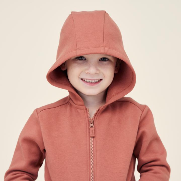 Produktbild Domyos Kapuzenjacke Babys/Kleinkinder - terrakotta (86, 85 C)