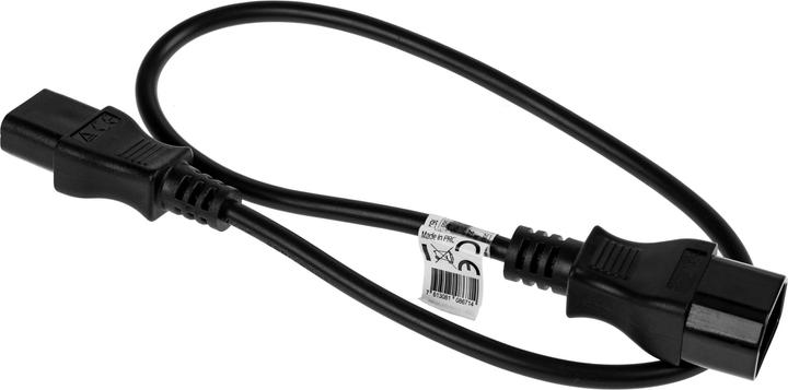 Actual product image Furber Extension cable C13-C14 0.5 m Black (0.50 m, C14)
