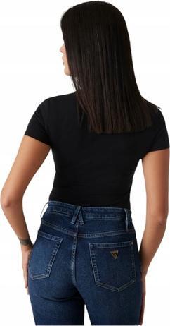 Actual product image Guess Damen T-Shirt Shiny Triangle Schwarz (L)