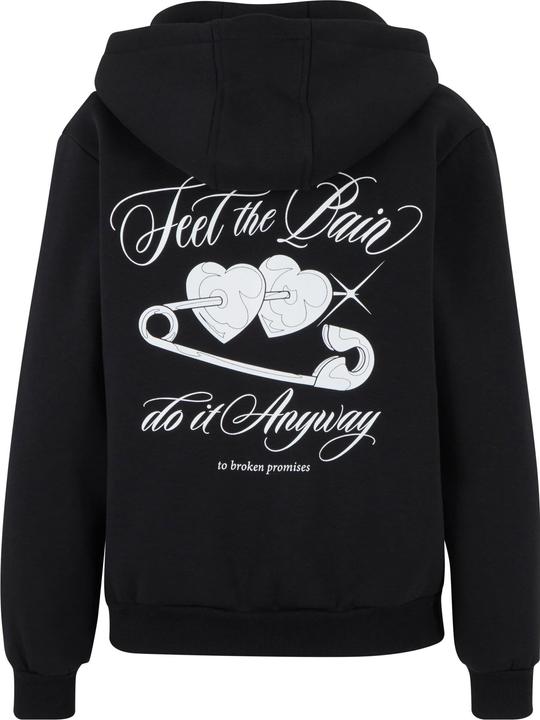 Actual product image Miss Tee Feel The Pain Ladies Fluffy Zip Hoody - 185287 (M)