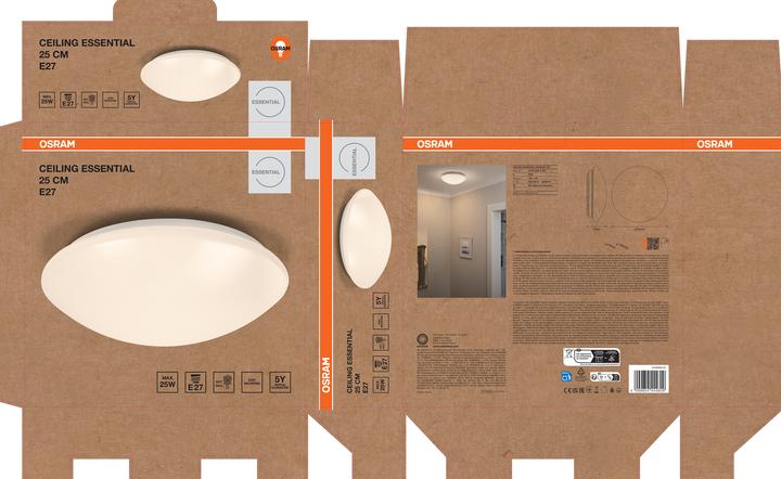 Produktbild Osram ESSENTIALS CEILING RETROFIT LUMINAIRE 250mm E27 (E27)