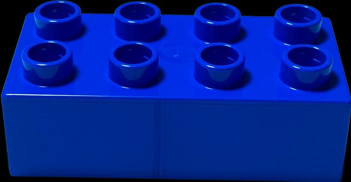 Productafbeelding LEGO Duplo 2x4 stenen Blauw - 80 stuks - Basisstenen 3011 NIEUW (3011)