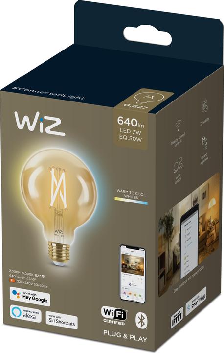 Image du produit WiZ Filament vintage (E27, 6.70 W, 640 lm, 1 x, E)