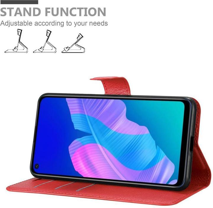 Produktbild Cadorabo Book mit Standfunktion Cover (Huawei P40 Lite E)