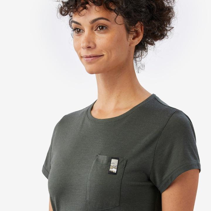 Immagine prodotto Forclaz Merino T-Shirt Damen 100 % Merinowolle grün (M)