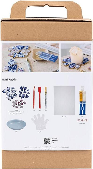 Produktbild Creative - Kreativ Set Kintsugi, Untersetzer, Blau, Gold, Rosa, Weiss, 1 Pck - ()