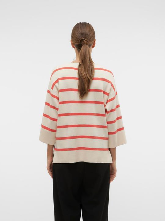 Produktbild Vero Moda V-Ausschnitt Tief angesetzte Schulter Pullover Strickpullover (XL)