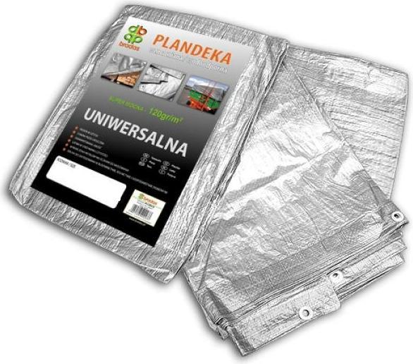 Actual product image Bradas 0,48€/m² 10 x 12 meter (120sqm) 120g/sqm fabric protective tarpaulin waterproof tarpaulin cover (10 x 12 m)