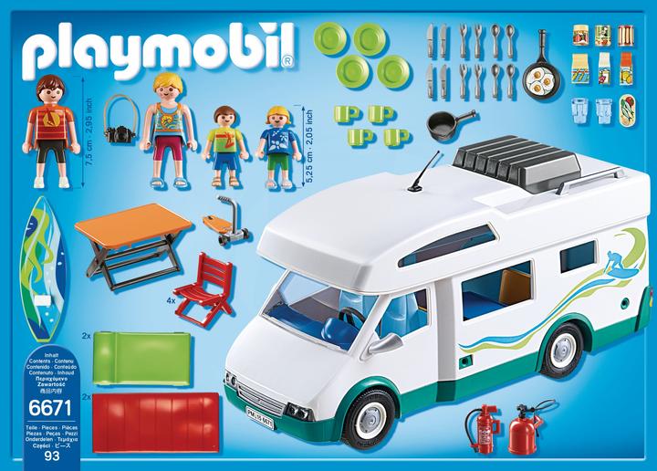 Actual product image Playmobil family mobile home (6671)
