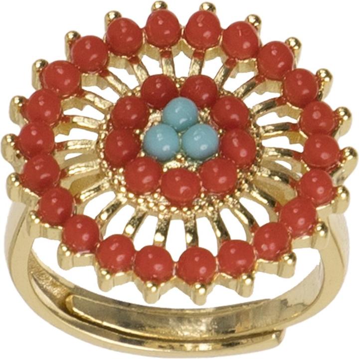 Immagine prodotto Uzurii L'anello di Amazon Flower Red (Taglia unica, 925 Argento)