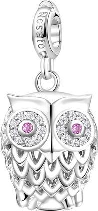 Produktbild Rosato Silver owl pendant with Storie zircons RZ002R (L)