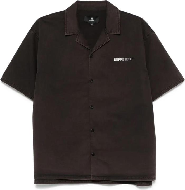 Represent Script Camp Collar Shirt