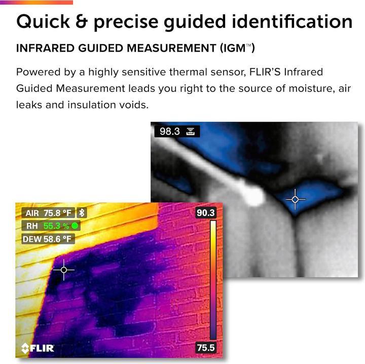 Produktbild Flir MR277 Hygrometer/Psychrometer Indoor Electronic psychrometer