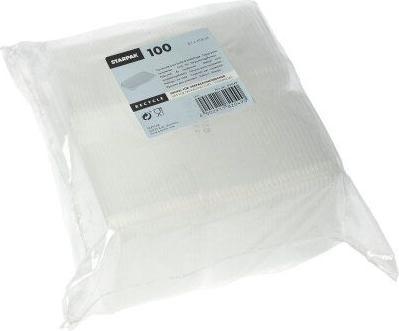 Actual product image Papstar Lid for packaging cup, angular (100 x)