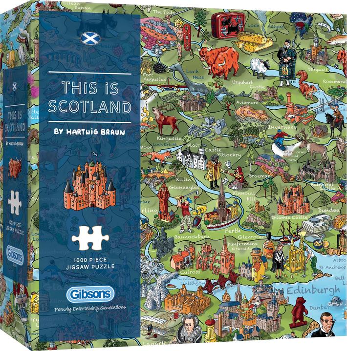 Produktbild Gibsons Puzzle 1000 pieces This is Scotland (1000 Teile)