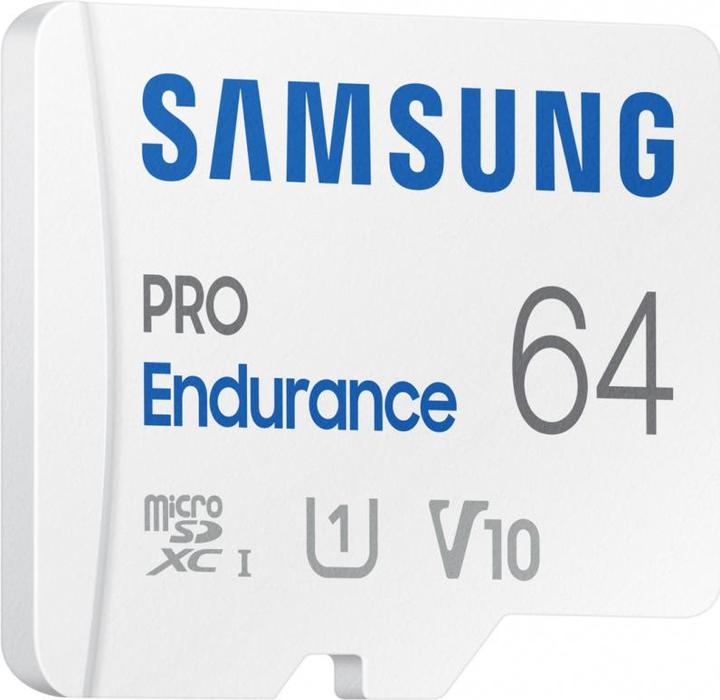 Actual product image Samsung PRO Endurance (64 GB, microSDXC, U1, UHS-I)